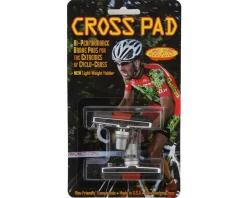 Kool Stop Brakes|Cantilever Cross Brake Pads (Silver) (1 Pair) (Threaded Post) (Triple Compound)
