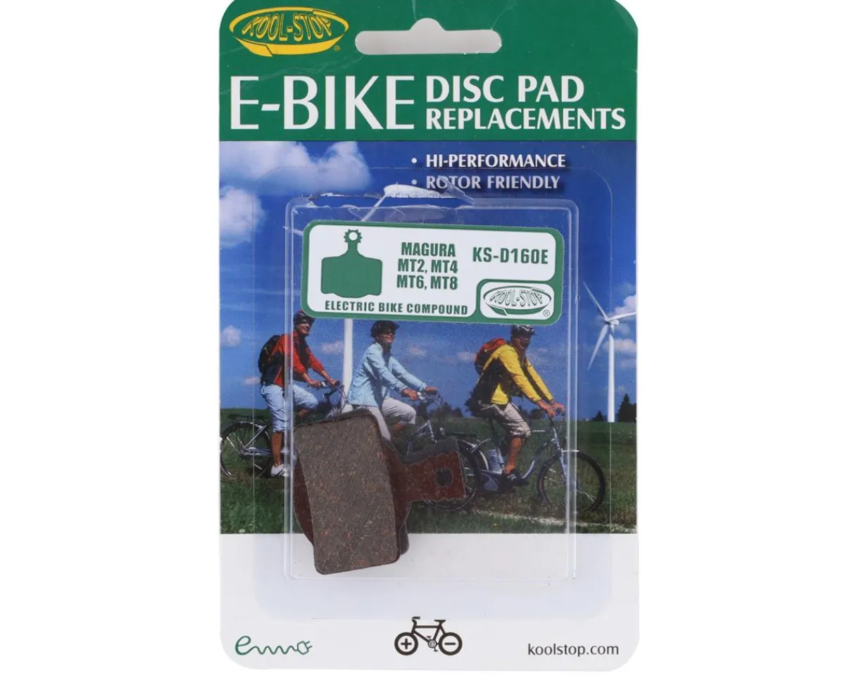 Kool Stop Brakes|Disc Brake Pads (Organic) (E-Bike Compound) (Magura MT8/6/4/2) (1 Pair)