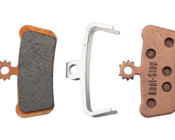 Kool Stop Brakes|Disc Brake Pads (Sintered) (Copper Back) (SRAM Guide, Avid Trail) (1 Pair)