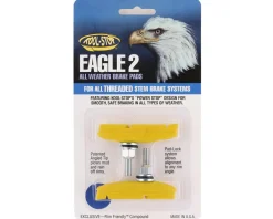 Kool Stop Brakes|Eagle 2 Brake Pads (Yellow) (1 Pair) (Threaded Post)