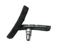 Kool Stop Brakes|Mountain V-Brake Pads (Black/Red) (1 Pair) (Black Compound)