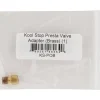 Kool Stop Tire & Tube Accessories|Tools|Presta to Schrader Valve Adapter (Brass) (1)