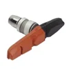 Kool Stop Brakes|Thinline V-Brake Pads (Black/Red) (1 Pair) (Dual Compound) (Threaded Post)