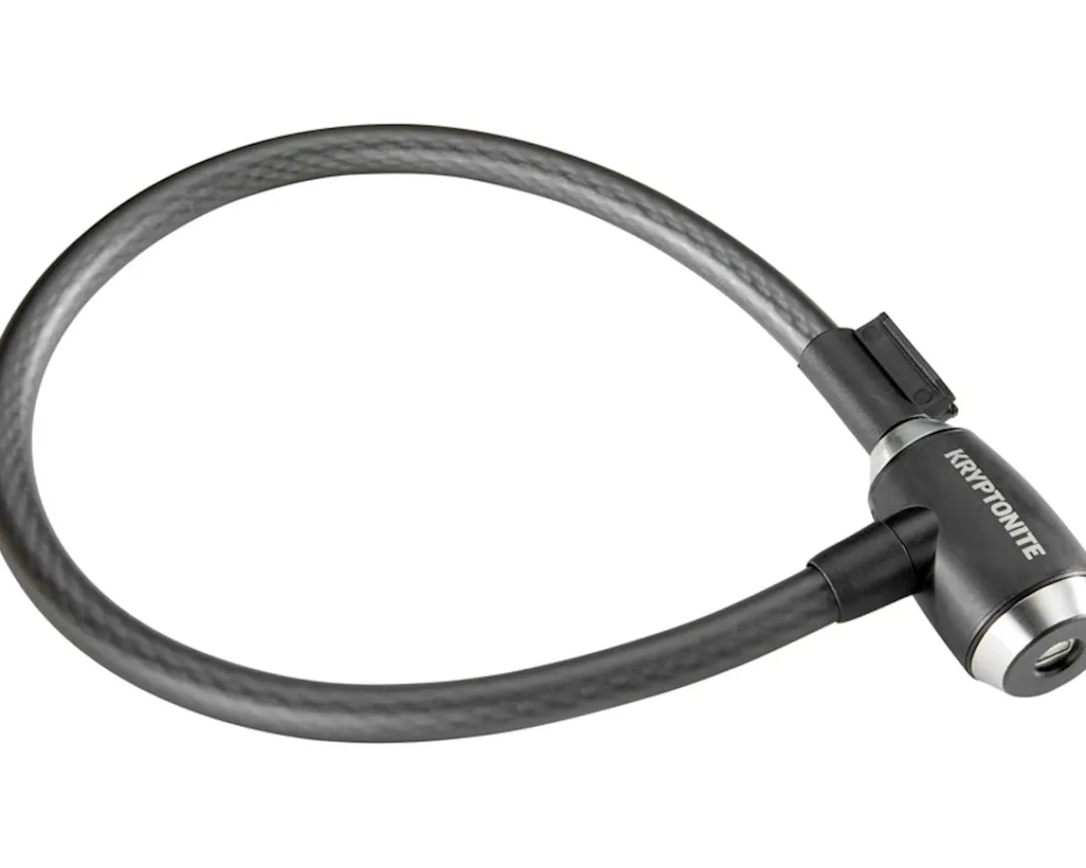 Kryptonite Bike Locks|KryptoFlex 1565 Key Cable Lock (Black) (2'2" x 15mm)