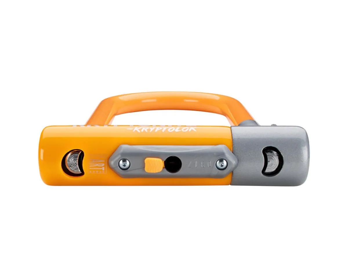 Kryptonite Holiday Shopping|Bike Locks|KryptoLok Mini-7 U-Lock (Orange) (3.25 x 7")