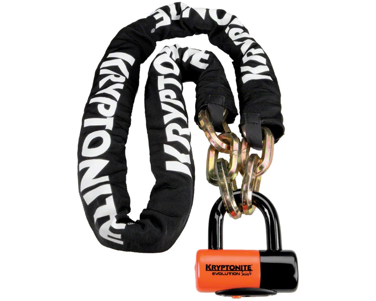 Kryptonite Holiday Shopping|Bike Locks|New York Chain 1217 and Evolution Disc Lock (170cm/5.5')
