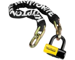 Kryptonite Bike Locks|New York Fahgettaboudit Chain 1410 & Disc Lock (100cm/3.25')