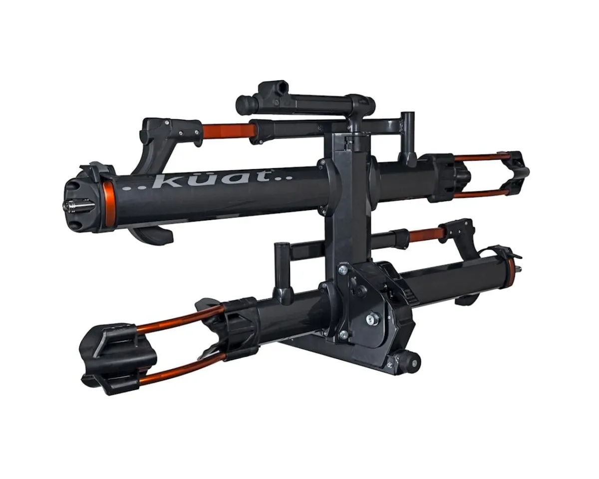 Kuat Vehicle Bike Racks|NV 2.0 Platform Hitch Rack (Grey/Orange) (2 Bikes) (1.25" Receiver)