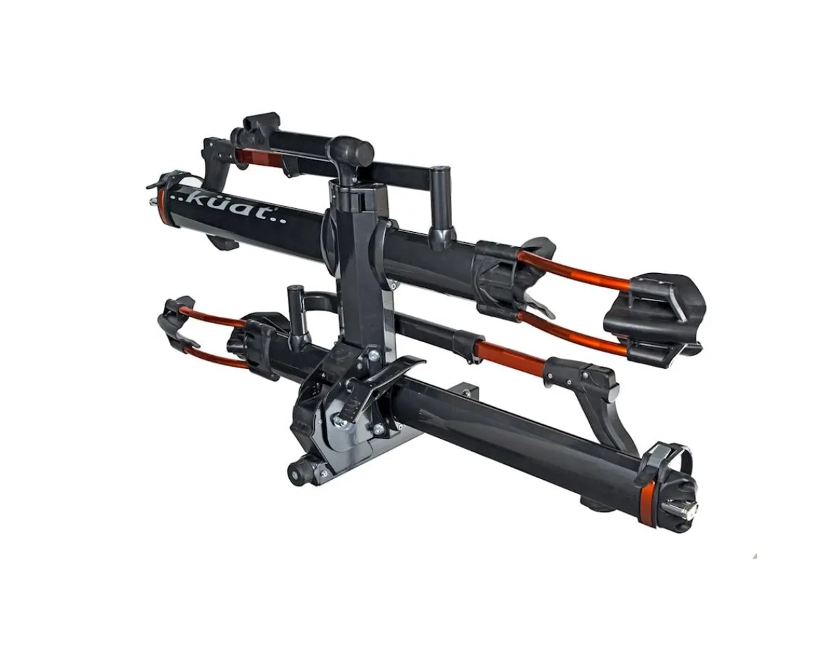 Kuat Vehicle Bike Racks|NV 2.0 Platform Hitch Rack (Grey/Orange) (2 Bikes) (1.25" Receiver)