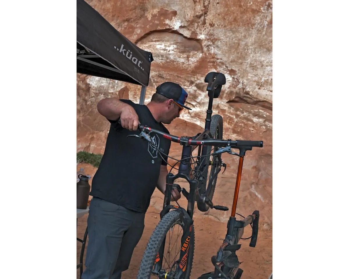Kuat Vehicle Bike Racks|NV 2.0 Platform Hitch Rack (Grey/Orange) (2 Bikes) (1.25" Receiver)