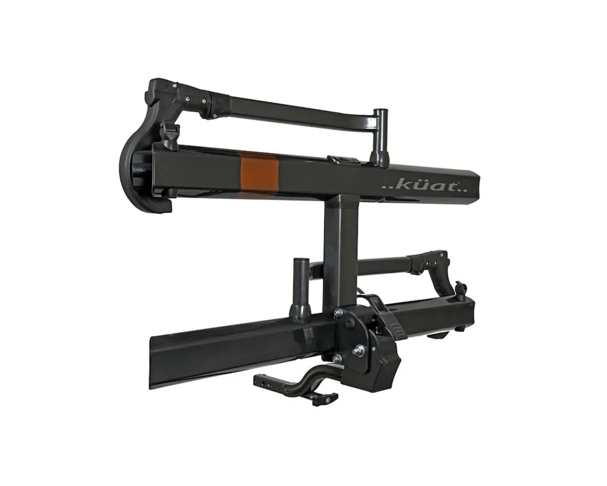 Kuat Vehicle Bike Racks|Sherpa 2.0 Platform Hitch Rack (Grey/Orange) (2 Bikes) (1.25" Receiver)