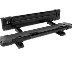 Kuat Vehicle Bike Racks|Switch Clamshell Flip Down Ski Roof Rack (Black) (6 Ski)