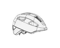 Lazer Helmets|Youth & Kids|Pnut KinetiCore 2.0 Toddler Helmet (Rainbow) (Universal Toddler)