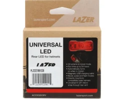 Lazer Helmets|Bike Lights|Universal Rechargeable Helmet LED Tail Light (Black) (40 Lumens)