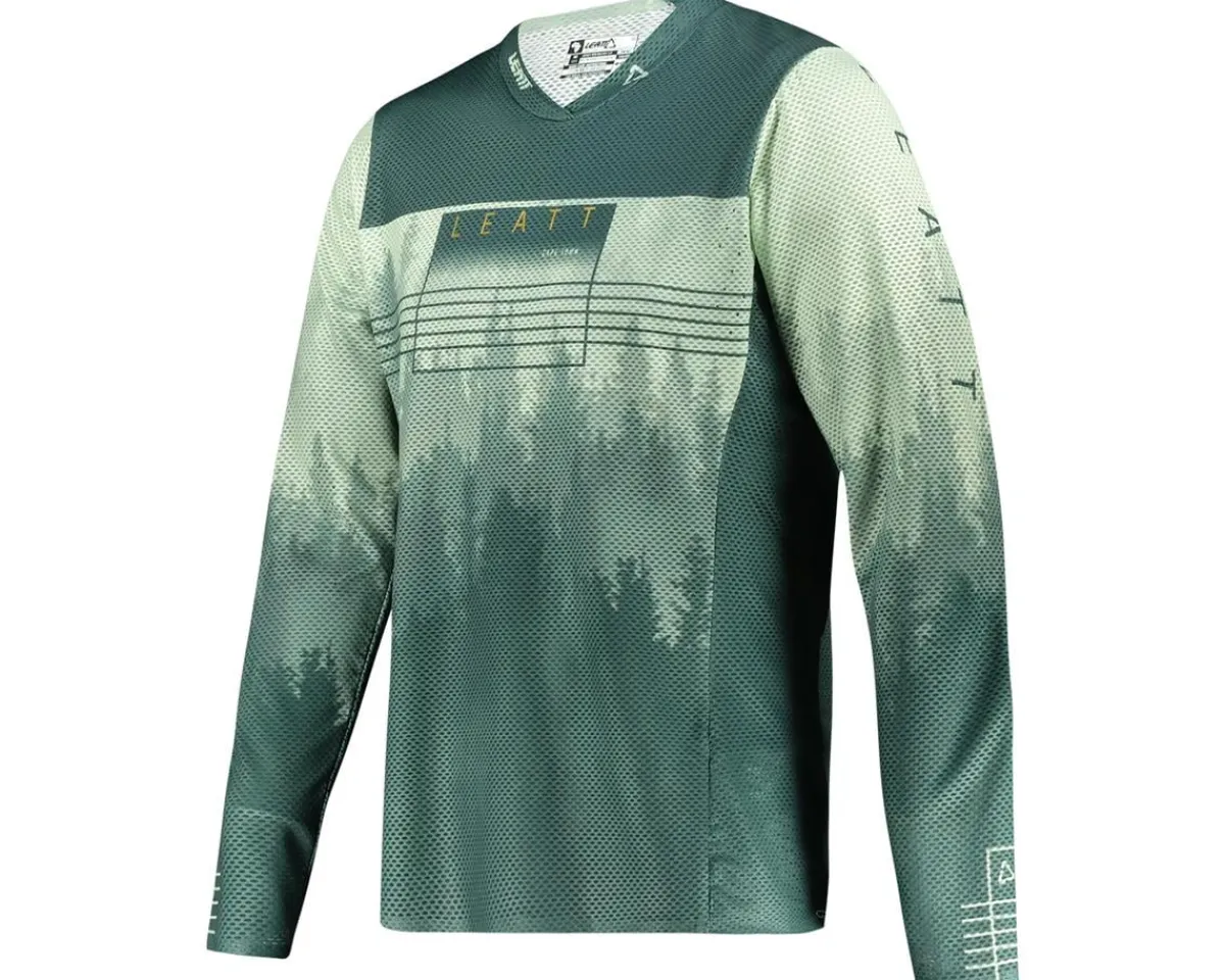 Leatt Clothing Sale|Jerseys|MTB Gravity Jersey 4.0 V22 (Ivy) (S)