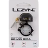 Lezyne Mounts & Handlebar Accessories|Classic Brass Bell (Black/Black) (Aluminum Hard Mount) (Fits 22.2 - 25.4mm Handlebars)