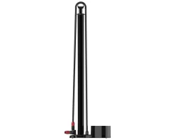 Lezyne Pumps & Co2|Pumps & Co2|CNC Alloy Floor Drive HP Floor Pump (Satin Black) (Presta/Schrader Valve Compatible)