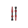 Lezyne Tubeless Tire Tools|Tubeless Accessories|CNC Tubeless Ready Presta Valves Pro (Red) (Pair) (44mm)