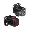 Lezyne Bike Lights|Femto USB Drive Headlight/Tail Light Set (Black)