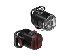 Lezyne Bike Lights|Femto USB Drive Headlight/Tail Light Set (Black)