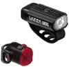 Lezyne Bike Lights|Hecto Drive 500XL/Femto Head Light & Tail Light Set (Black) (500/15 Lumens)
