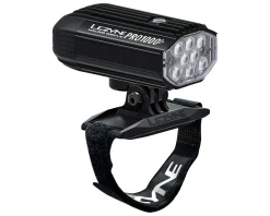 Lezyne Bike Lights|Helmet Micro Drive Pro 1000+ Front Headlight (Black) (1000 Lumens) (W/ GoPro Style Helmet Mount)