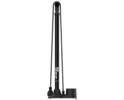 Lezyne Pumps & Co2|Pumps & Co2|Macro HP Floor Drive Floor Pump (Flat Black) (Dual Valve Pump Head) (Presta/Schrader Valve Compatible)