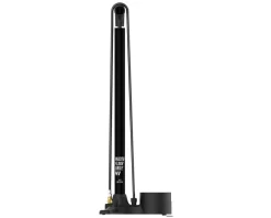 Lezyne Pumps & Co2|Pumps & Co2|Macro HV Floor Drive Floor Pump (Flat Black) (ABS Flip Chuck) (Presta/Schrader Valve Compatible)