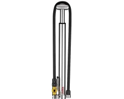 Lezyne Pumps & Co2|Micro Floor Drive HP Pump (Silver) (High Pressure)
