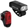 Lezyne Bike Lights|Mini Drive 400XL/KTV Drive Pro+ Headlight/Tail Light Set (Black)