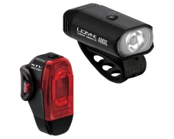 Lezyne Bike Lights|Mini Drive 400XL/ KTV Drive+ Light Set (Black)