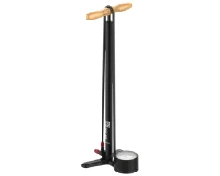 Lezyne Pumps & Co2|Steel Floor Drive Pump (Satin Black) (ABS-1 Pro Chuck) (Presta/Schrader Valve Compatible)