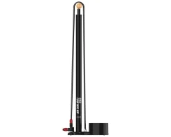 Lezyne Pumps & Co2|Steel Floor Drive Pump (Satin Black) (ABS-1 Pro Chuck) (Presta/Schrader Valve Compatible)