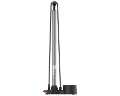 Lezyne Pumps & Co2|Pumps & Co2|Steel Floor Drive Pump (Grey) (ABS-1 Pro Chuck) (Presta/Schrader Valve Compatible)