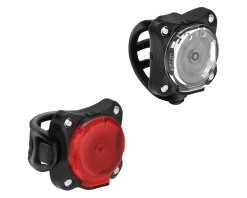 Lezyne Bike Lights|Zecto Drive 250+/ Zecto Drive 200+ Light Set (Black)