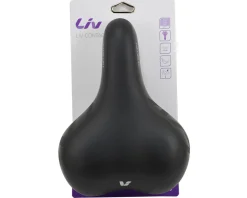 Liv Saddles & Seats|Contact Comfort Women's Saddle (Black) (Chromoly Rails)