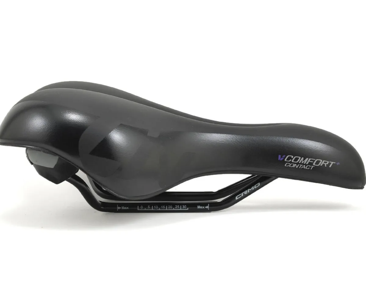 Liv Saddles & Seats|Contact Comfort+ Women's Saddle (Black) (Chromoly Rails)