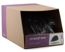 Liv Helmets|Women'S|Roost MIPS Mountain Helmet (Matte Black Currant) (M)