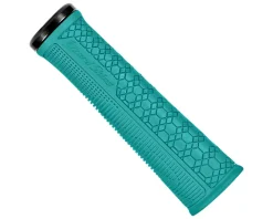 Lizard Skins Grips & Handlebar Tape|Gradient Lock-On Grips (Teal)