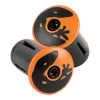 Lizard Skins Grips & Handlebar Tape|Handlebar Plugs (Orange) (Pair)