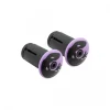 Lizard Skins Grips & Handlebar Tape|Handlebar Plugs (Purple) (Pair)