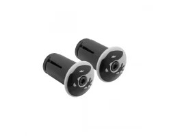Lizard Skins Grips & Handlebar Tape|Handlebar Plugs (Grey) (Pair)
