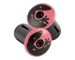 Lizard Skins Grips & Handlebar Tape|Handlebar Plugs (Neon Pink) (Pair)