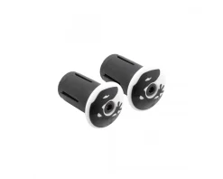 Lizard Skins Grips & Handlebar Tape|Handlebar Plugs (White) (Pair)