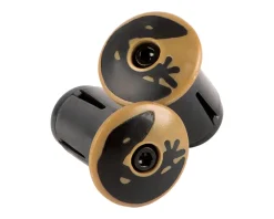 Lizard Skins Grips & Handlebar Tape|Handlebar Plugs (Vegas Gold) (Pair)