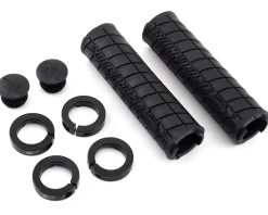 Lizard Skins Grips & Handlebar Tape|Lock-On Logo Grips (Black)