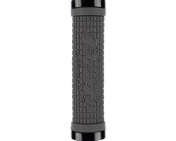 Lizard Skins Grips & Handlebar Tape|Peaty Lock-On Grips (Graphite)