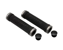 Lizard Skins Grips & Handlebar Tape|Peaty Lock-On Grips (Black)