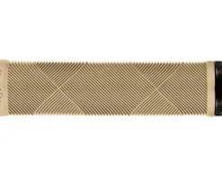 Lizard Skins Grips & Handlebar Tape|Strata Lock-On Grips (Sand Tan)