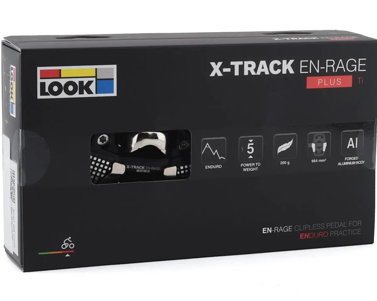 Look Pedals & Cleats|X-Track En-Rage Plus Ti Pedals (Black)